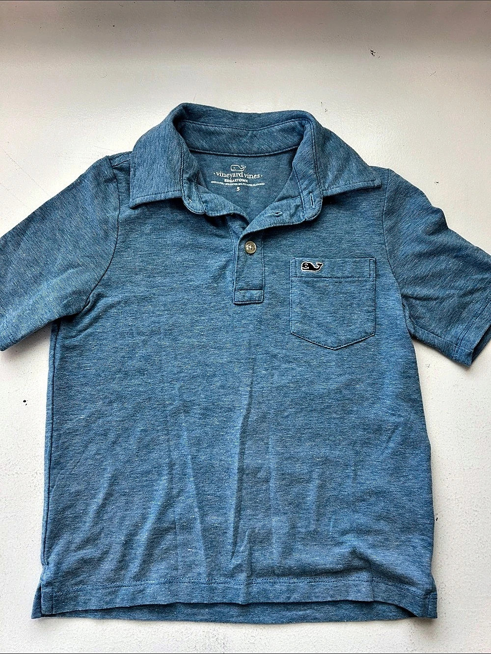 Vineyard Vines Edgartown Pique Polo Blue